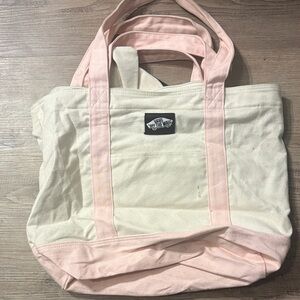Vans Blush Pink and Cream Tote